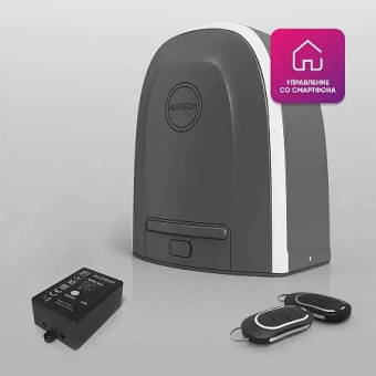 Умный привод для сдвижных откатных ворот ALUTECH Roteo RTO-500MKIT-Sm + модуль Wi-fi