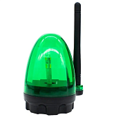 Лампа сигнальная для шлагбаума и ворот 12-265V зеленая 